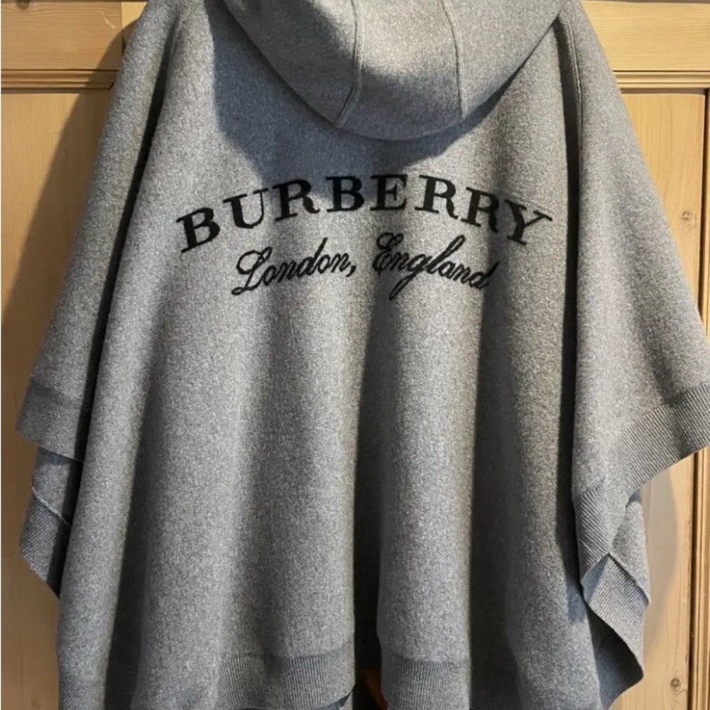 Burberry London hooded shawl